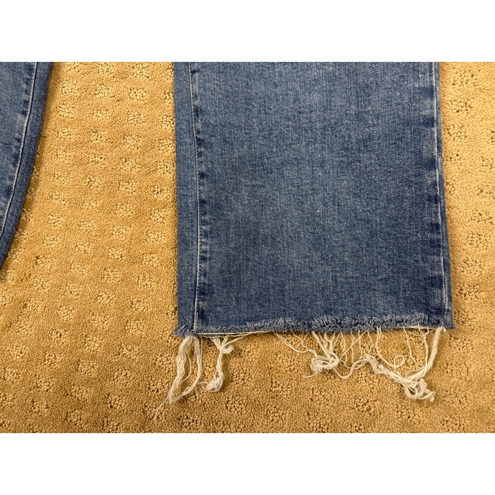 Women's AG Adriano Goldschmied Y2K Saige wide Leg Baggy Crop Sz 27 Raw Hem #1343 - Picture 7 of 16